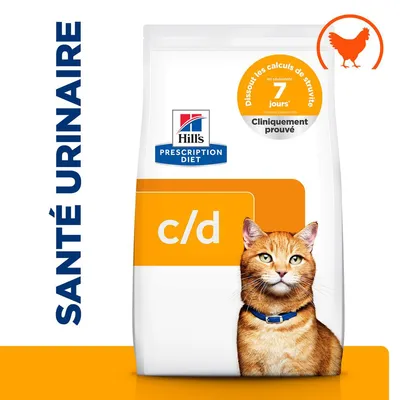 Hill's Prescription Diet c/d Multicare Urinary Care poulet pour chat Hill's Prescription Diet c/d Multicare Urinary Care poulet pour chat