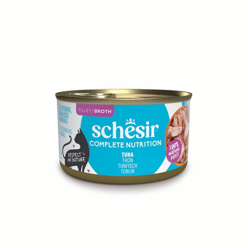 Schesir Complete Nutrition Filet in Brühe 6 x 85 g in Dosen