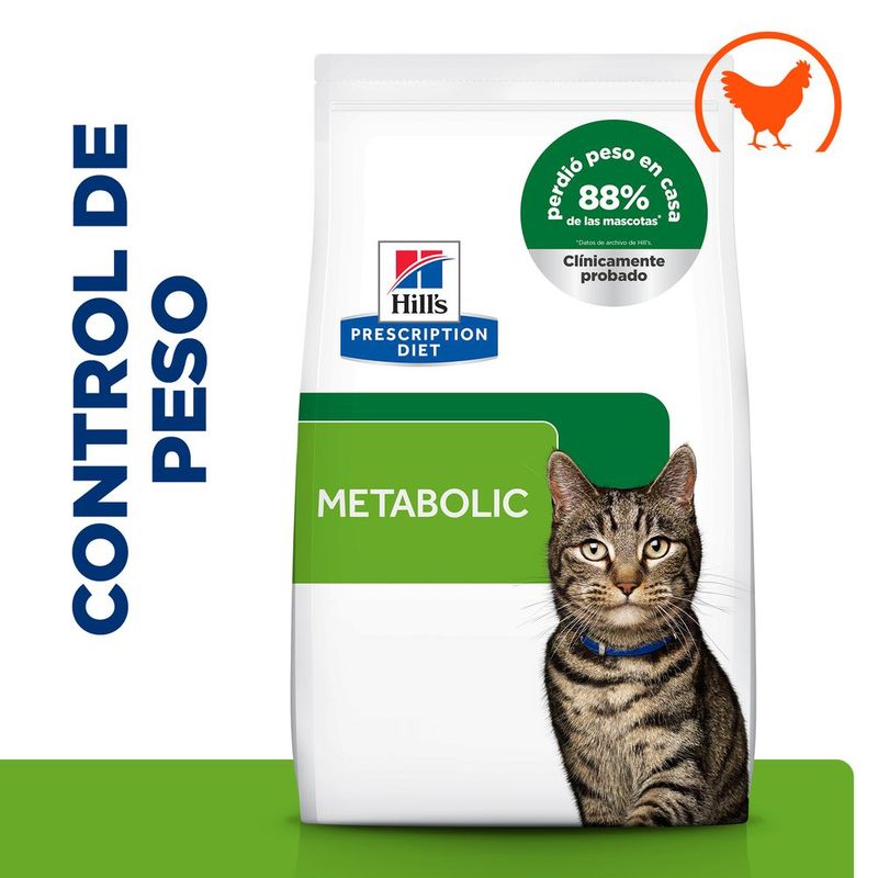 Hill's Prescription Diet Metabolic Control de peso y diabetes con pollo