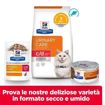 Hill's Prescription Diet c/d Multicare Stress Urinary Care con Pesce oceanico