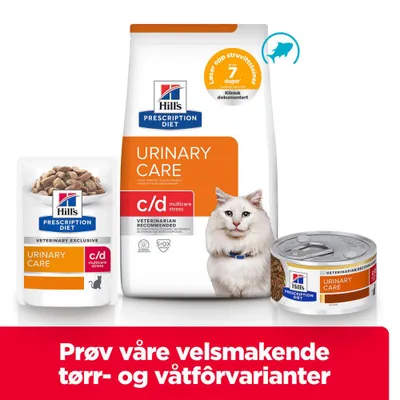 Hill's Prescription Diet c/d Multicare Stress Urinary Care med havfisk