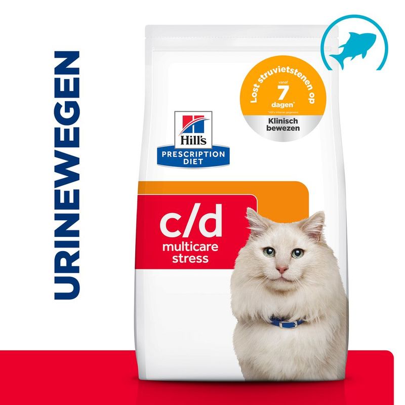 Hill's Prescription Diet c/d Multicare Stress Urinary Care met Zeevis