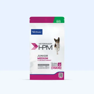 Virbac Veterinary HPM Junior Dog Special Medium - 12 kg