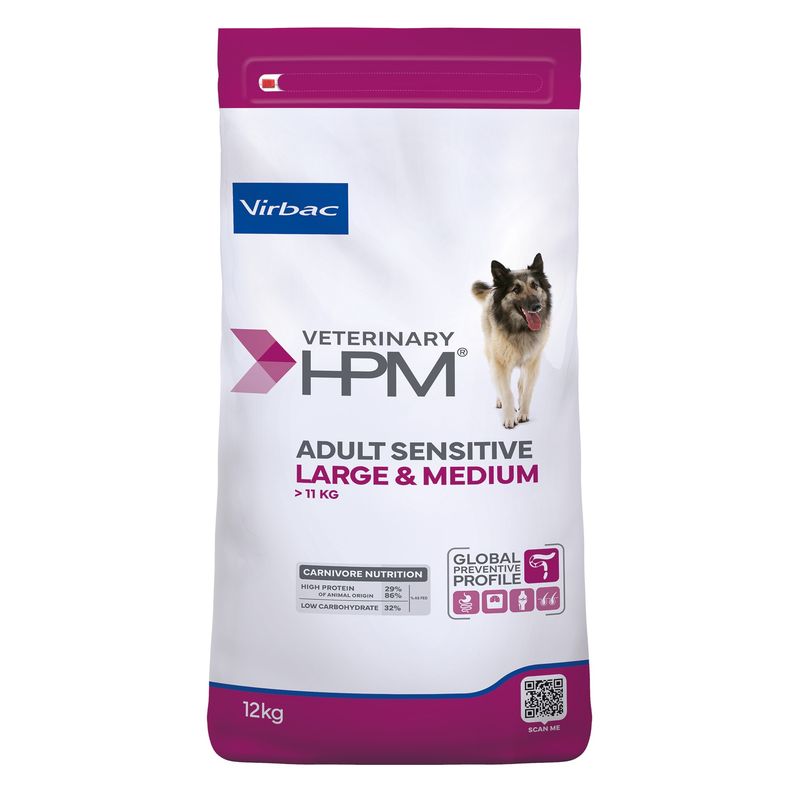Virbac Veterinary HPM Adult Sensitive Large & Medium | zooplus