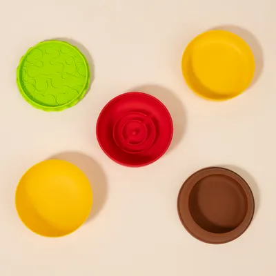 TIAKI Hundenapf-Set Hamburger