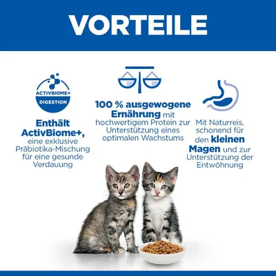 Hill's Science Plan Perfect Digestion Kitten <1 Huhn & brauner Reis