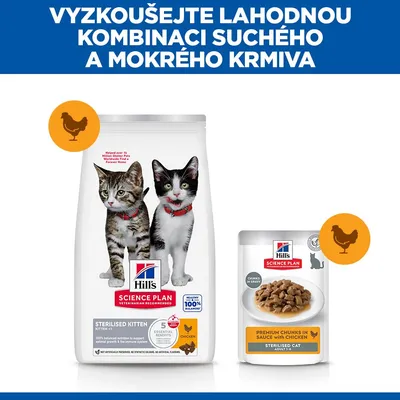 Hill's Science Plan Sterilised Kitten kuracie