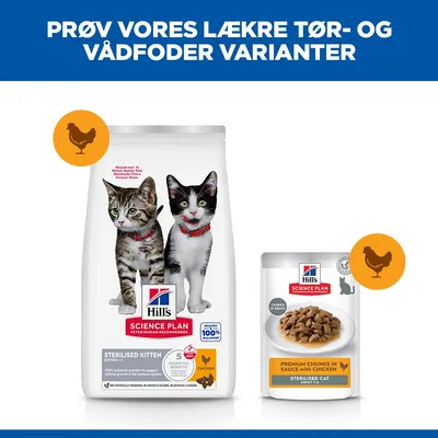 Hill's Science Plan Sterilised Killing <1 Kylling