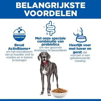 Hill's Science Plan Perfect Digestion Adult Large met Kip & Zilvervliesrijst