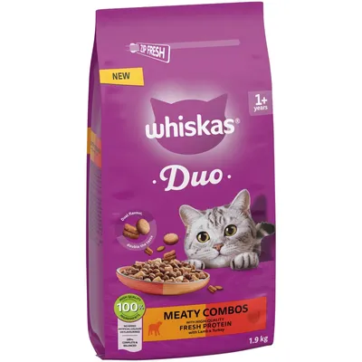 Whiskas Adult Duo with Lamb & Turkey Whiskas Adult Duo with Lamb & Turkey