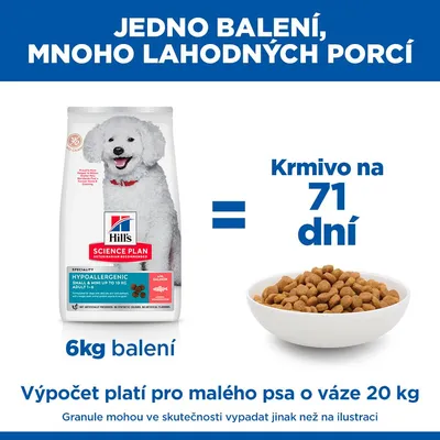 Hill's Science Plan Adult Hypoallergenic Small & Mini Salmon