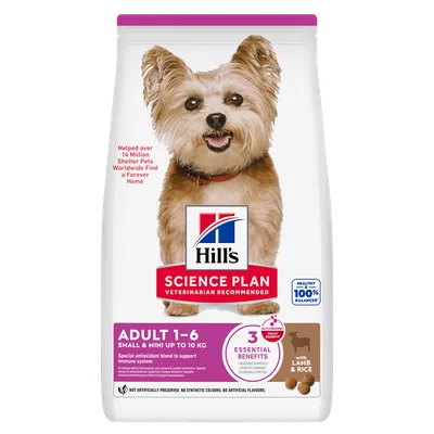 Hill's Science Plan Adult 1-6 Small & Mini agneau, riz
