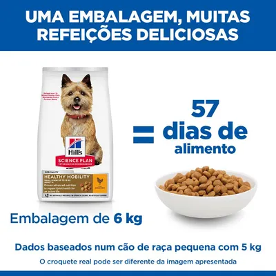 Hill's Science Plan Healthy Mobility Adult 1+ Small & Mini com frango