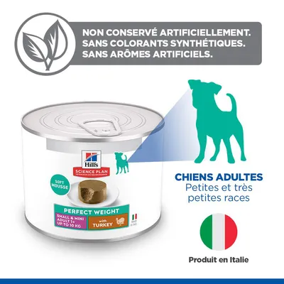 Hill’s Science Plan Perfect Weight Adult Small Mini Mousse Hill’s Science Plan Perfect Weight Adult Small Mini Mousse