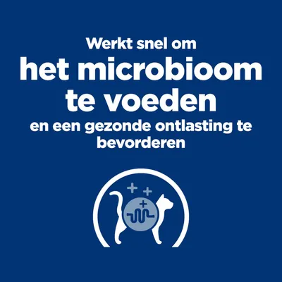 Werkt snel om het microbioom te voeden en een gezonde spijsvertering te bevorderen. Werkt snel om het microbioom te voeden en een gezonde spijsvertering te bevorderen.