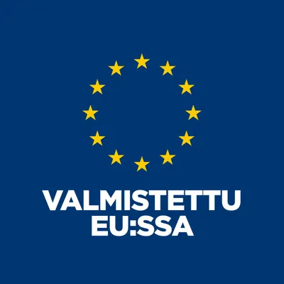 VALMISTETTU EU:SSA, EU-tähtien ympäröimänä. Merkintä valmistuksesta Euroopan unionissa. VALMISTETTU EU:SSA, EU-tähtien ympäröimänä. Merkintä valmistuksesta Euroopan unionissa.