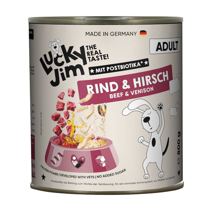 Lucky Jim Adult 24 x 800 g - Pack económico