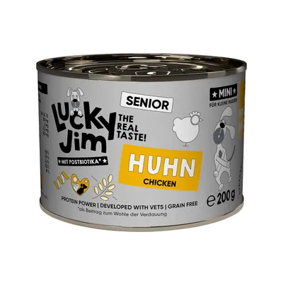 Lucky Jim MINI Senior 6 x 200 г консервирана храна за кучета
