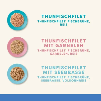 Applaws tasakos hús-/hallében vegyes csomag 6 x 70 g