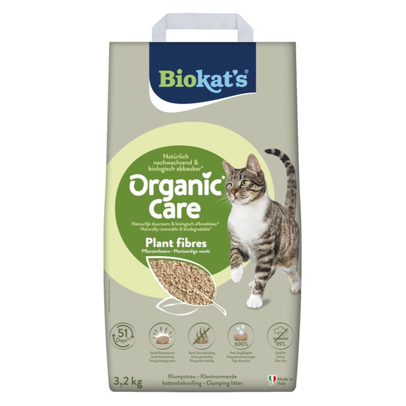 Biokat's Organic Care fibras vegetales