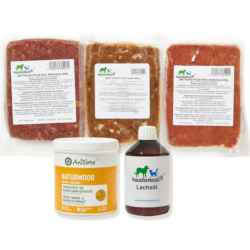 Haustierkost Einsteigerpaket für große Hunde