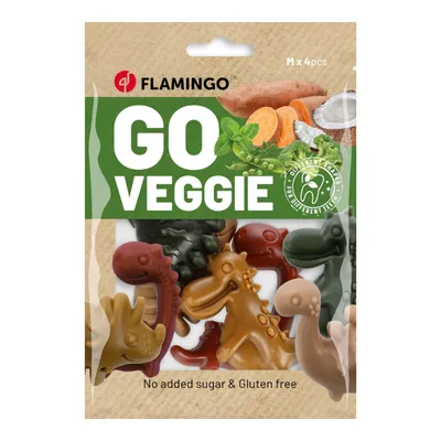 Flamingo Go Veggie Dinoszaurusz Mix