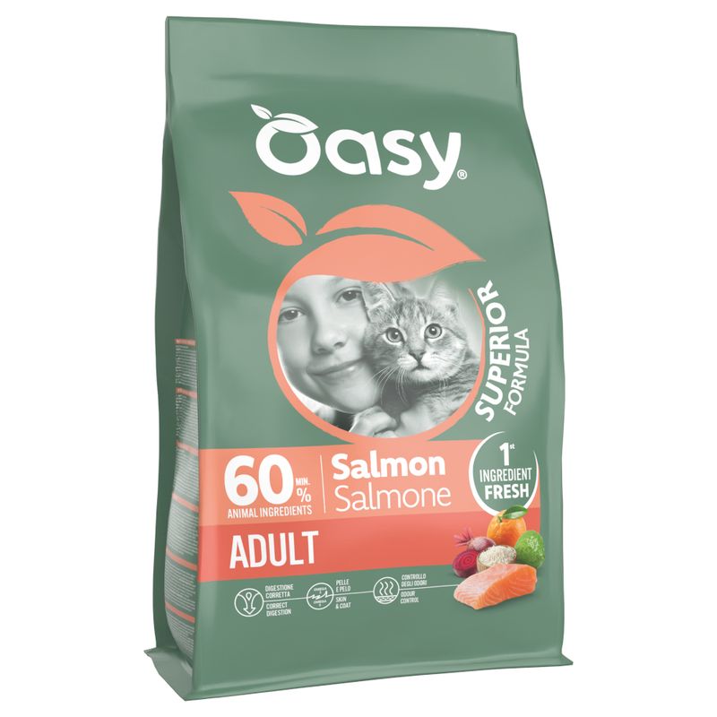 Oasy Dry Cat Superior Adult Salmone