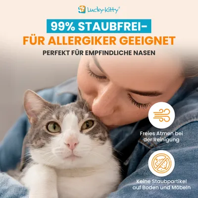 Lucky Kitty "Natur Pur" - Sensitiv nisip pentru pisici Lucky Kitty "Natur Pur" - Sensitiv nisip pentru pisici