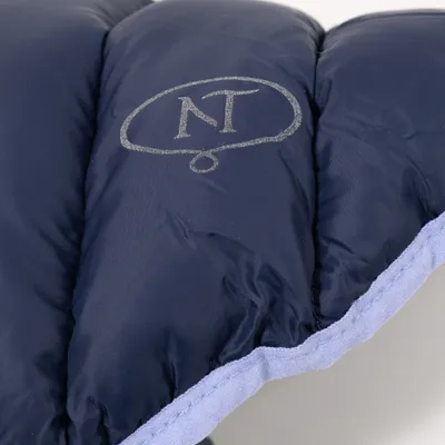 Nomad Tales Bloom Hundemantel Puffer, lila/marineblau Nomad Tales Bloom Hundemantel Puffer, lila/marineblau