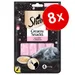 Lot Sheba Creamy Snacks 8 x 12 g pour chat