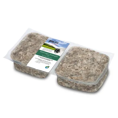 proCani Blättermagen Pansen grün, gefroren, 2 x 500g. Für Hunde. Zutaten: Blättermagen und grüner Pansen. Analyse: Protein 15%, Fett 12%. Hergestellt in Deutschland.