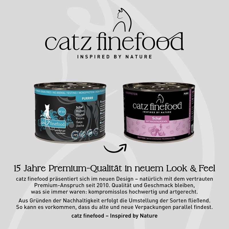 Sparpaket catz finefood Pure 12 x 200 g