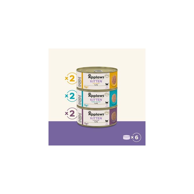 Applaws Kitten Conserve 6 x 70 g