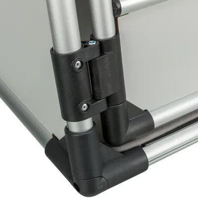 Trixie Transportbox Aluminium doppelt - Größe M-L: B 93 x T 88 x H 64 cm