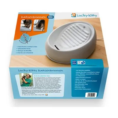 Lucky-Kitty kattenfontein keramiek