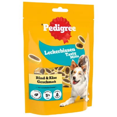 Sparpaket Pedigree Leckerbissen: Kau-Happen Huhn & Ente & Mini-Happen Käse & Rind