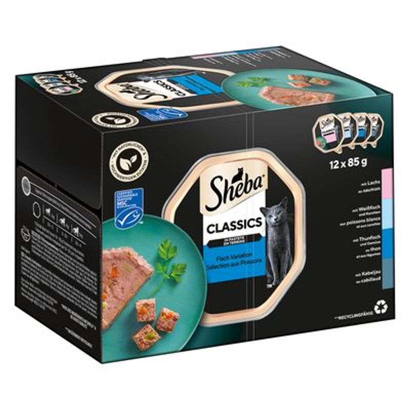 Økonomipakke Sheba varianter 24 x 85 g