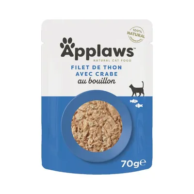 Paquet économique Applaws Cat Natural au bouillon 24 x 70 g