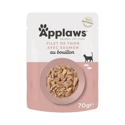 Paquet économique Applaws Cat Natural au bouillon 24 x 70 g