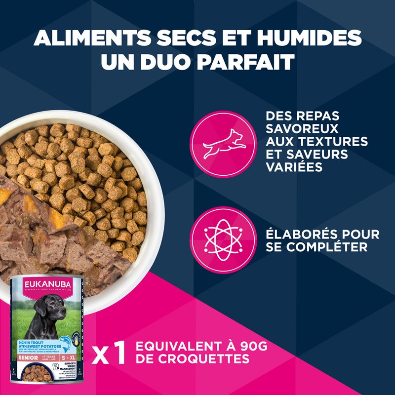 Eukanuba Premium Nutrition Senior Small et Medium Breed Agneau et Riz pour chien