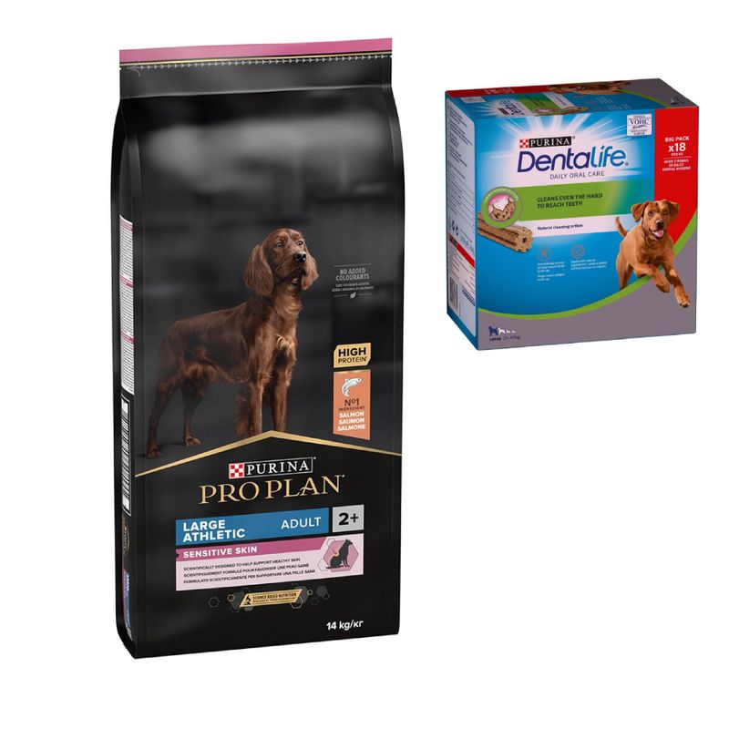 Purina: Pro Plan, сухой корм для собак, разные варианты + Dental Care, лакомство в подарок!