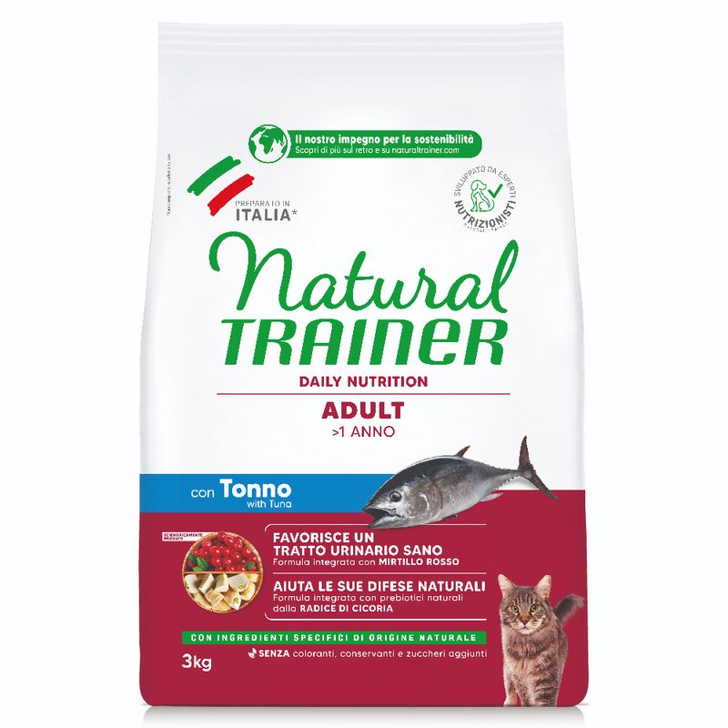Natural Trainer Adult con Tonno Crocchette per gatti