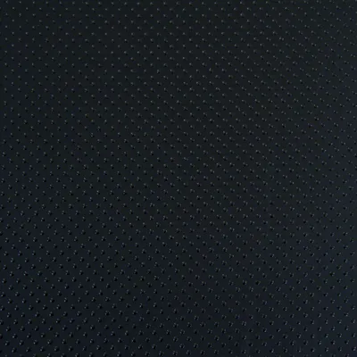 Schwarzes Material mit kleinen, gleichmässig verteilten Punkten. Geeignet für rutschfeste Oberflächen oder Polsterung.