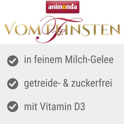animonda Vom Feinsten Adult à la Panna Cotta 6 x 100 g