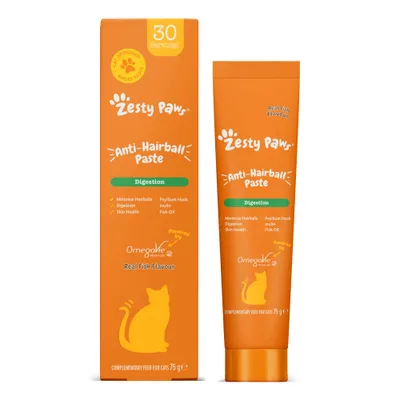 Zesty Paws Cat Anti Hairball Paste