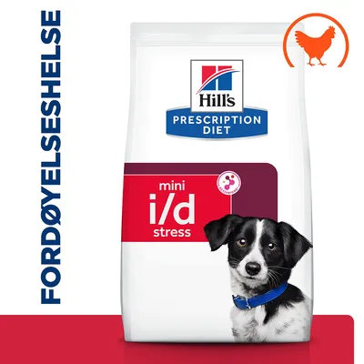 Hill's Prescription Diet Canine i/d Digestive Care Stress Mini Hundefôr med kylling