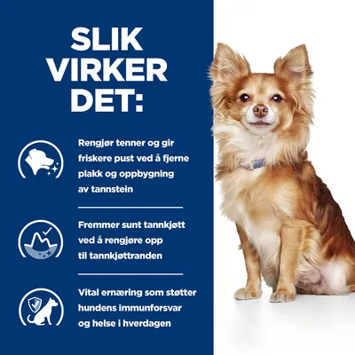 Hill's Prescription Diet t/d Mini Dental Care Hundefôr med kylling