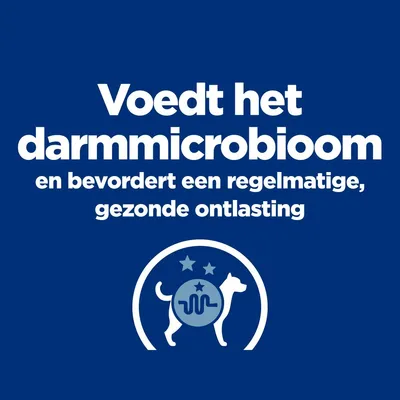 Voedt het darmmicrobioom en bevordert een regelmatige, gezonde ontlasting