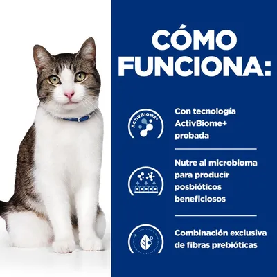 Cómo funciona: con tecnología ActivBiome+ probada, nutre al microbioma para producir posbióticos beneficiosos, combinación exclusiva de fibras prebióticas.