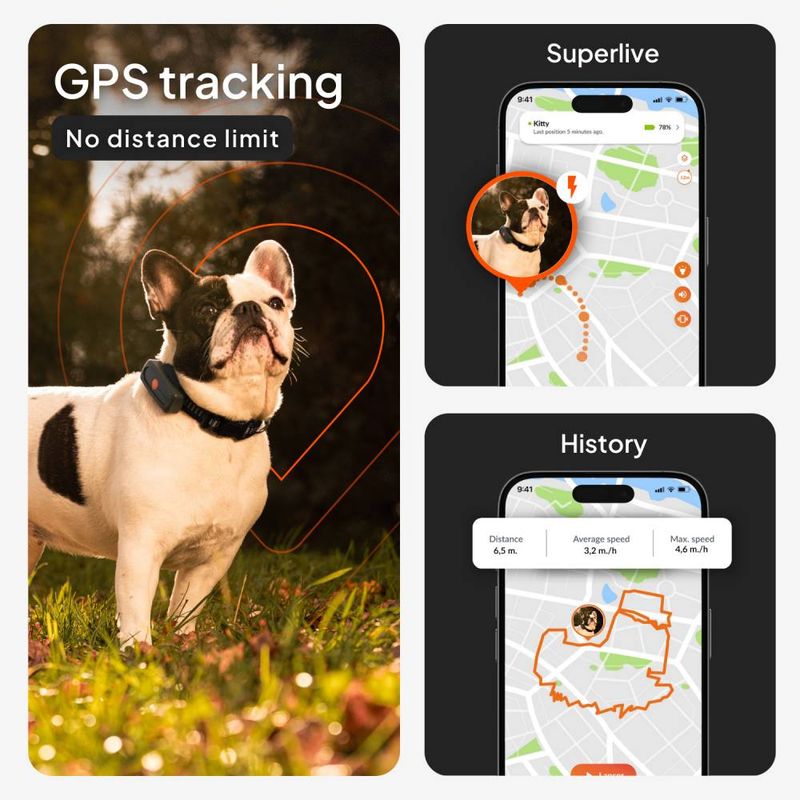 Weenect GPS-tracker XS for hunder - uten halsbånd